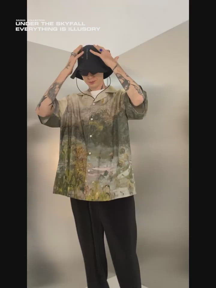 Harsh and Cruel Paris Old King's Palace Cuban Shirt