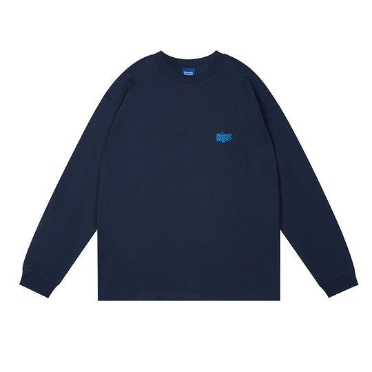 Wassup House Liner Font Logo Long Sleeved Tee