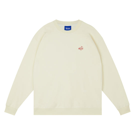 Wassup House Crab Graffiti Word Foam Printing Sweatshirt