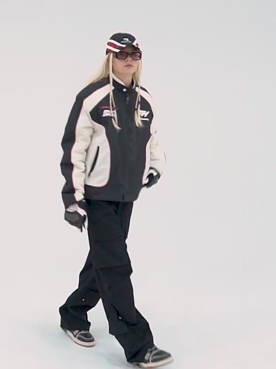 Harsh and Cruel Racing Logo Paneled Jacket