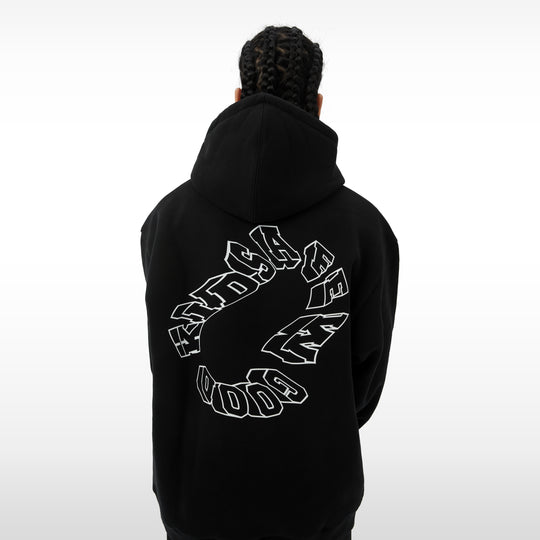 AFGK modern font LOGO Hoodie | Face 3 Face