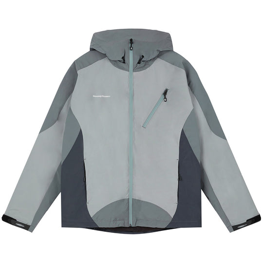 Wassup House Color Blocking Waterproof Hooded Jacket