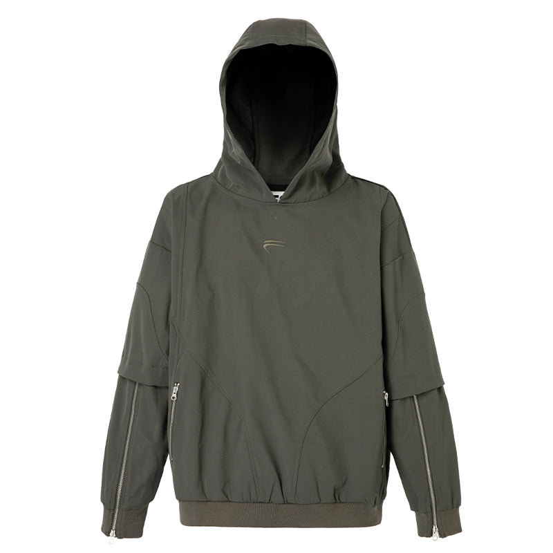 F2CE Nylon Zipper Functional Hoodie