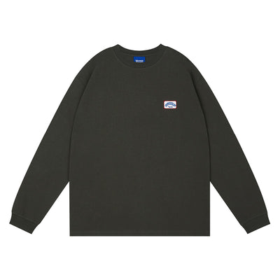 Wassup House Retro Logo Embroidery Chapter Long Sleeved Tee