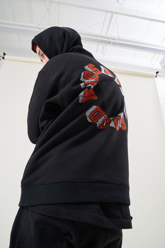 AFGK | AFGK 3D Logo Hoodie Basic Rhinestone Logo | Face 3 Face