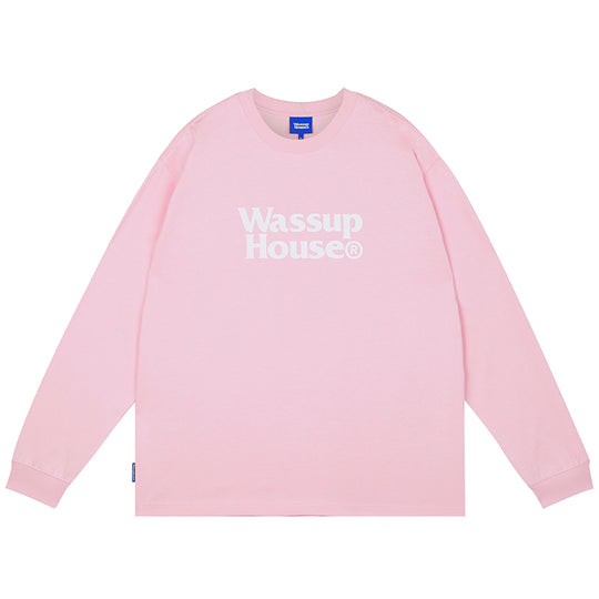 Wassup House Double Line Logo Long Sleeved Tee