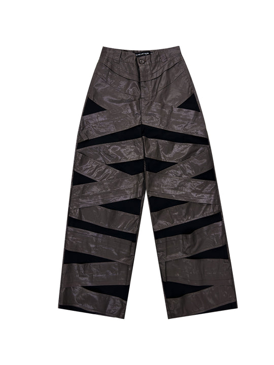 BLIND NO PLAN Fault Interlocking Straight Leg Pants